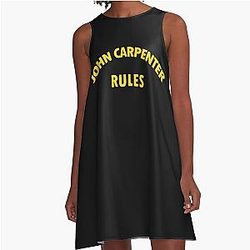 John Carpenter Rules A-Line Dress