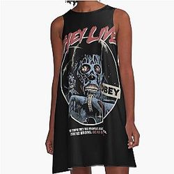 They Live, John Carpenter, Horror A-Line Dress