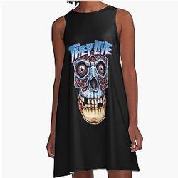 They Live John Carpenter Horror Sci-Fi A-Line Dress