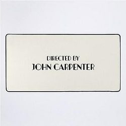 Directed By John Carpenter Desk Mat