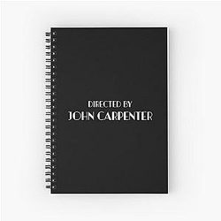 Directed by John Carpenter Notebook