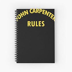 John Carpenter Ruled Spiral Notebook