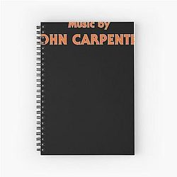 Music by John Carpenter Spiral Notebook