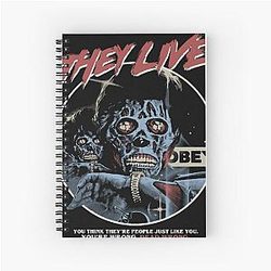 They Live John Carpenter Horror Notebook