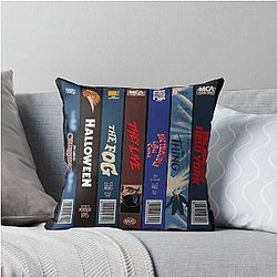 John Carpenter VHS Throw Pillow