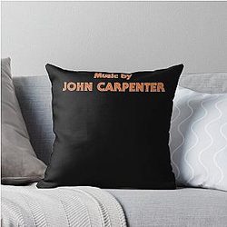Music by John Carpenter Throw Pillow