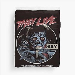 They Live John Carpenter Horror Duvet Cover