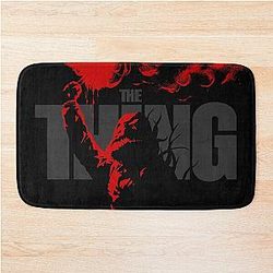 the thing 1980s horror movies john carpenter kurt russell bath mat