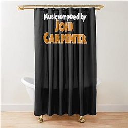 Music by John Carpenter Shower Curtain