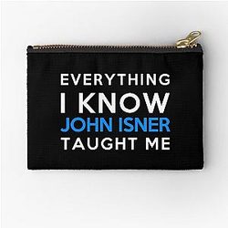 Everything I Know Zipper Pouch John Isner
