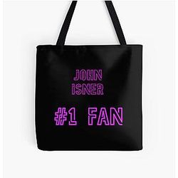 John Isner fan tote bag
