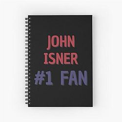 John Isner - Fan Spiral Notebook