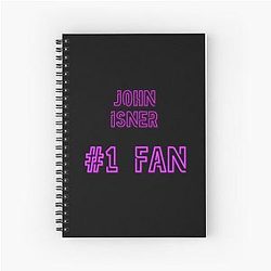 John Isner Spiral Notebook