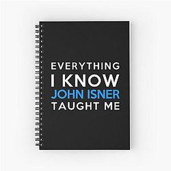 Everything I Know John Isner Spiral Notebook