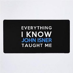 Everything I know John Isner Desk Mat