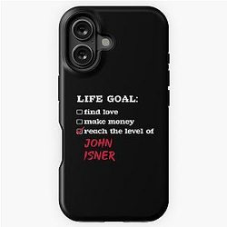 Life goal John Isner iPhone case