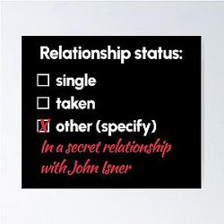 John Isner Relationship Poster