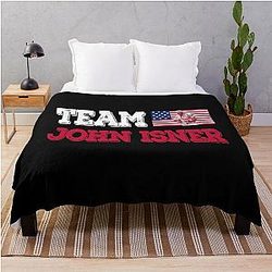 John Isner Throw Blanket