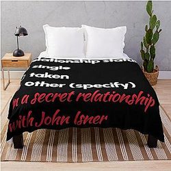 John Isner - Relationship Throw Blanket
