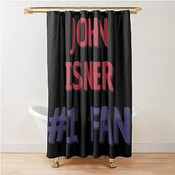 John Isner Fan Shower Curtain