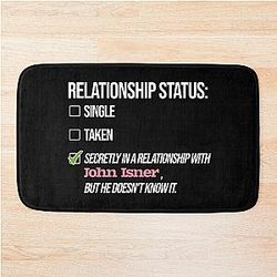 Relationship with John Isner Bathmat