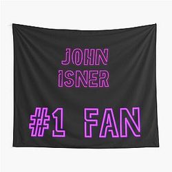 John Isner fan Tapestry