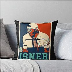 John Isner Throw Pillow