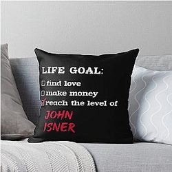 Life Goal Throw Pillow By John Isner