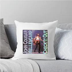 John Mellencamp has a distinctive raspy singing voice John Mellencamp Pillows Cover
