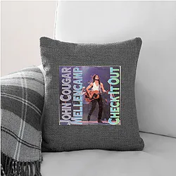 John Mellencamp has a distinctive raspy singing voice John Mellencamp Pillows Cover