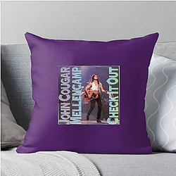John Mellencamp has a distinctive raspy singing voice John Mellencamp Pillows Cover
