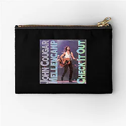 John Mellencamp has a distinctive raspy singing voice John Mellencamp Zipper Pouches