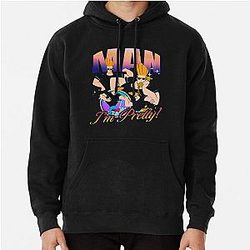 Vintage 90s Cartoon Bootleg Shirt Design Pullover Hoodie