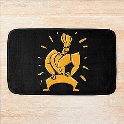 Golden Johnny Bravo Bath Mat