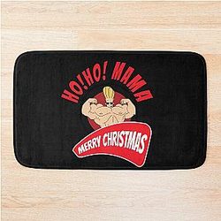 Johnny Bravo Christmas Bath Mat