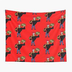 Johnny Bravo Merry Christmas Tapestry