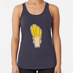 90s cartoon Johnny Bravo tank top