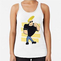 Johnny Bravo Essentials Racerback Tank Top