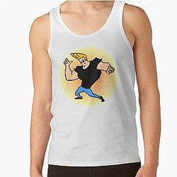 Johnny Bravo 8-bit Tank Top
