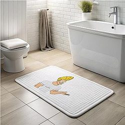 Johnny Bravo - Cartoon Network Classic Show Johnny Bravo Bath Mats