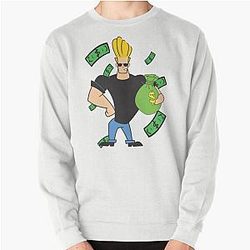 The clean title is Johnnie Bravo Pullover Sweatshirt