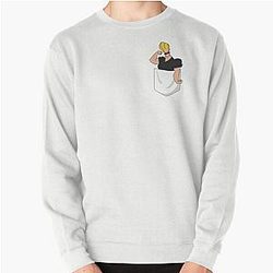 Johnny Bravo Pocket Pullover Sweatshirt