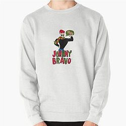 Johnny Bravo Merry Christmas Pullover Sweatshirt