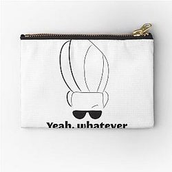 Johnny Bravo - Black Zipper Pouch
