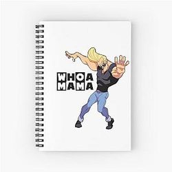 Johnny Bravo cartoon network anime Spiral Notebook