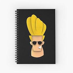 Johnny Bravo Shirt Notebook