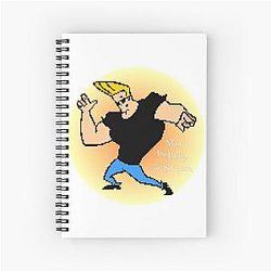 Johnny Bravo Spiral Notebook