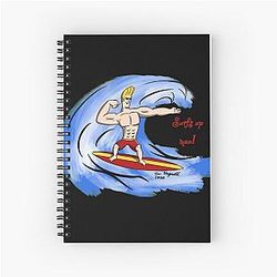 Surf's up with Johnny Bravo Notebook