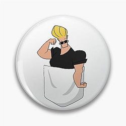 Johnny Bravo in Pocket Pin