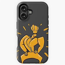 Golden Johnny Bravo iPhone Case